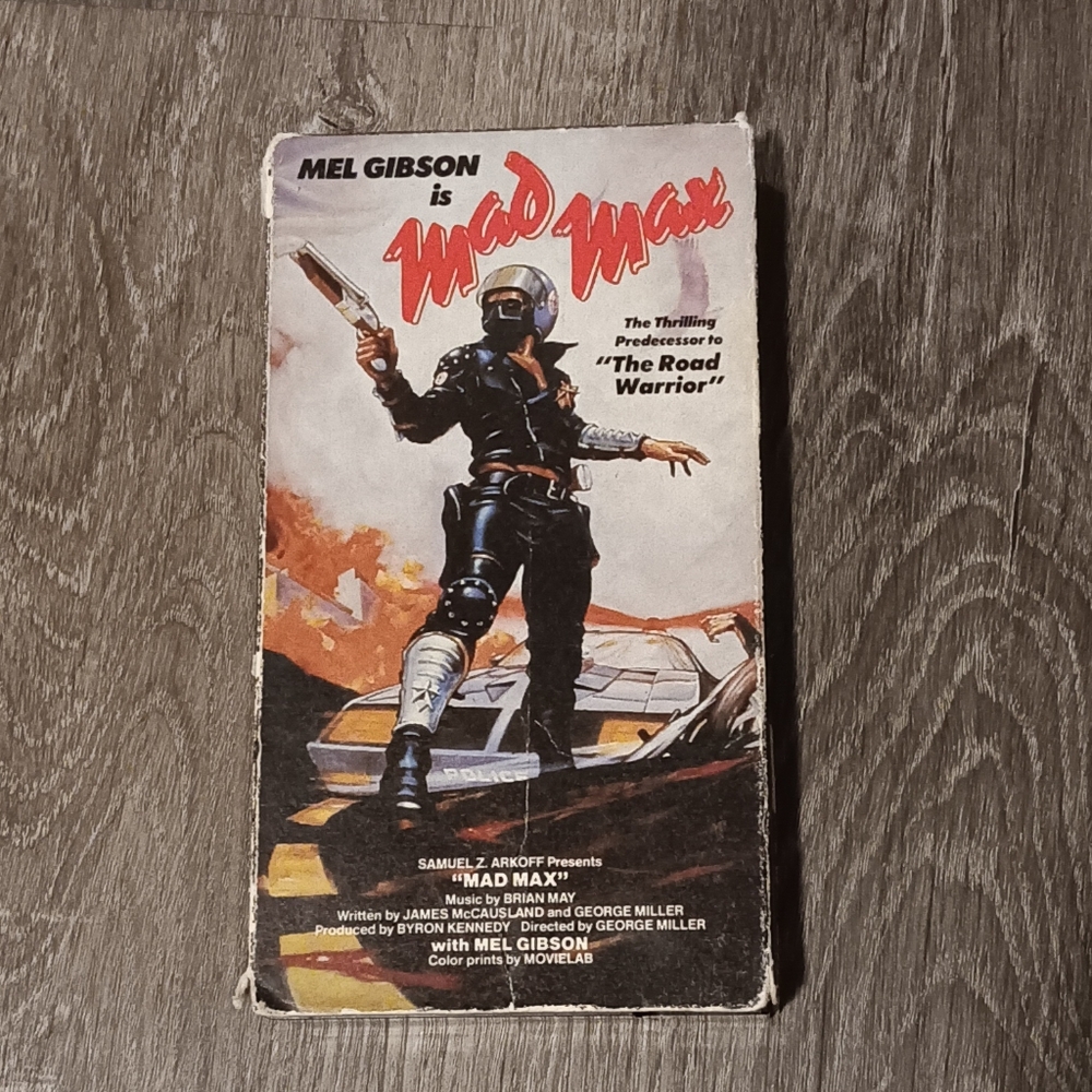 Mad Max (VHS Tape, 1983) -- Mel Gibson -- Orion